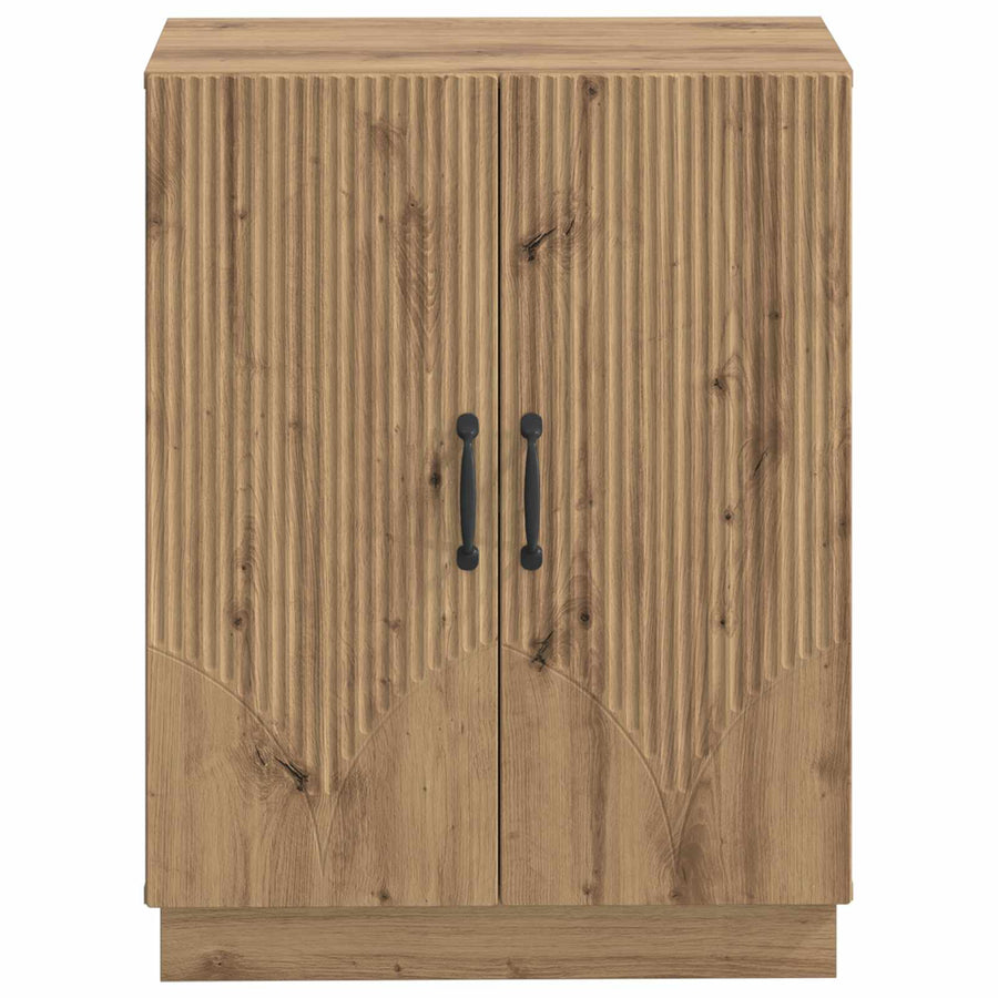 Badkamer Opbergkast HOORN Artisanaal eiken 59,5 x 31 x 77 cm