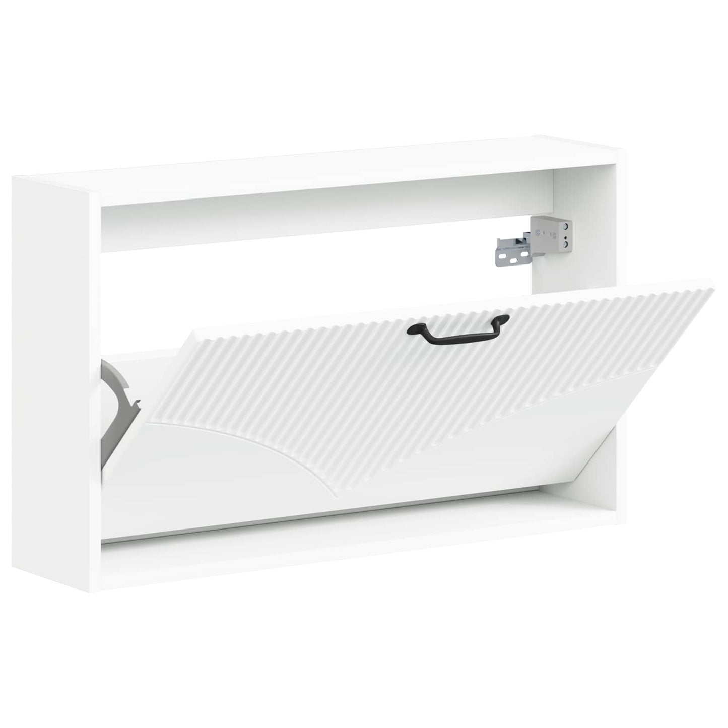 Wandgemonteerde Schoenkast HOORN 71 x 17 x 43 cm Bewerkt hout