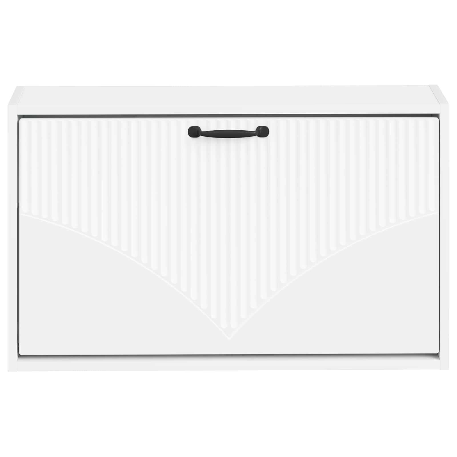 Wandgemonteerde Schoenkast HOORN 71 x 17 x 43 cm Bewerkt hout