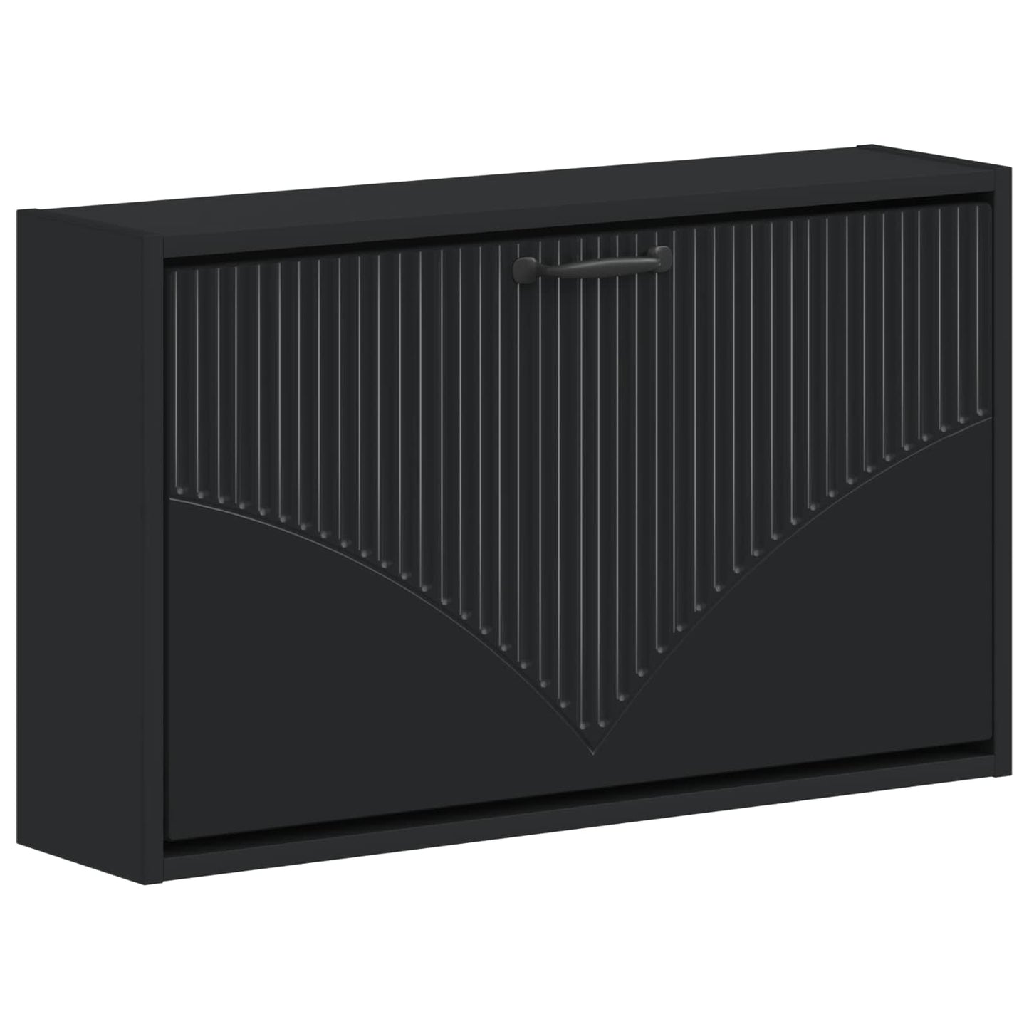 Wandgemonteerde Schoenkast HOORN 71 x 17 x 43 cm Bewerkt hout