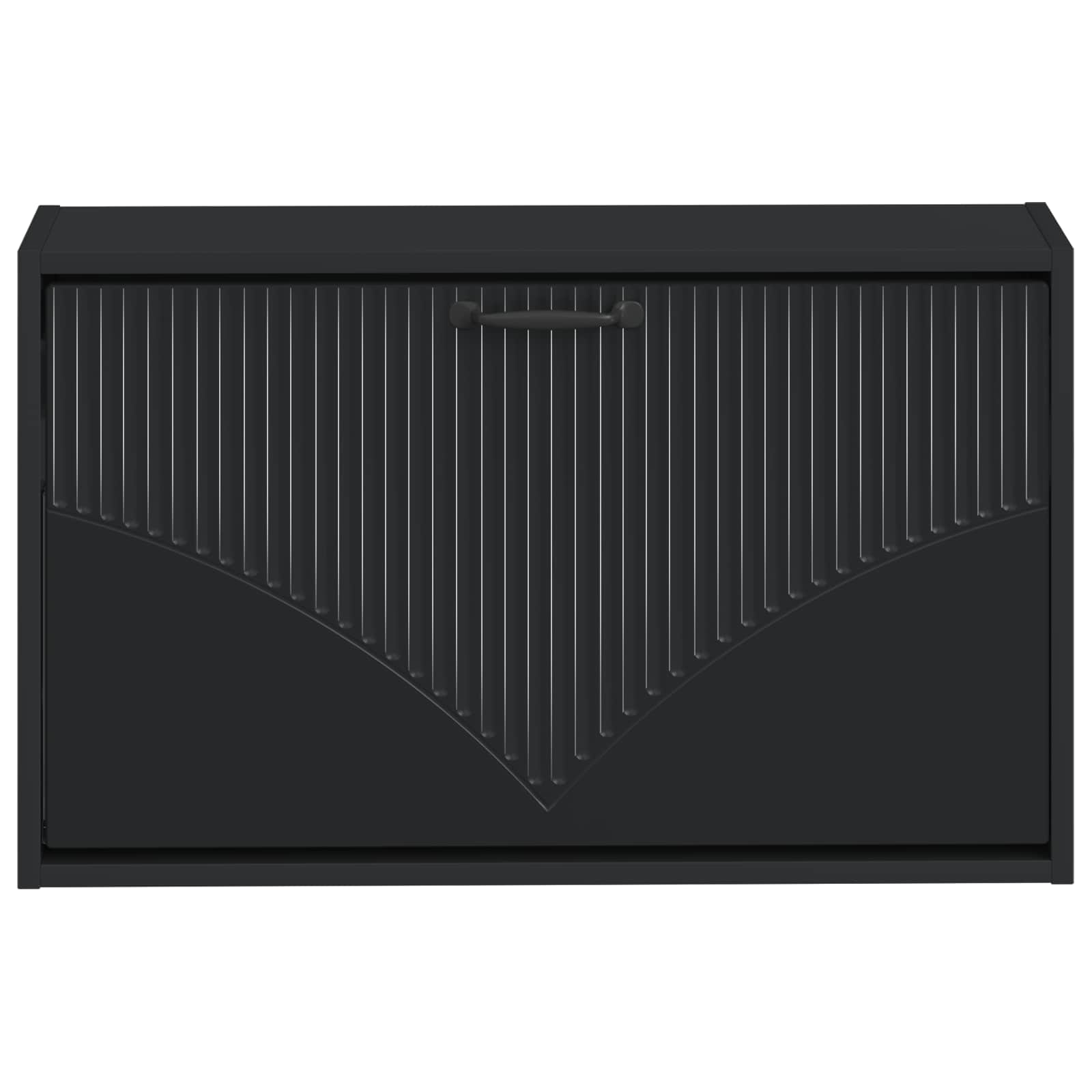 Wandgemonteerde Schoenkast HOORN 71 x 17 x 43 cm Bewerkt hout