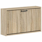 Wandgemonteerde Schoenkast HOORN 71 x 17 x 43 cm Bewerkt hout