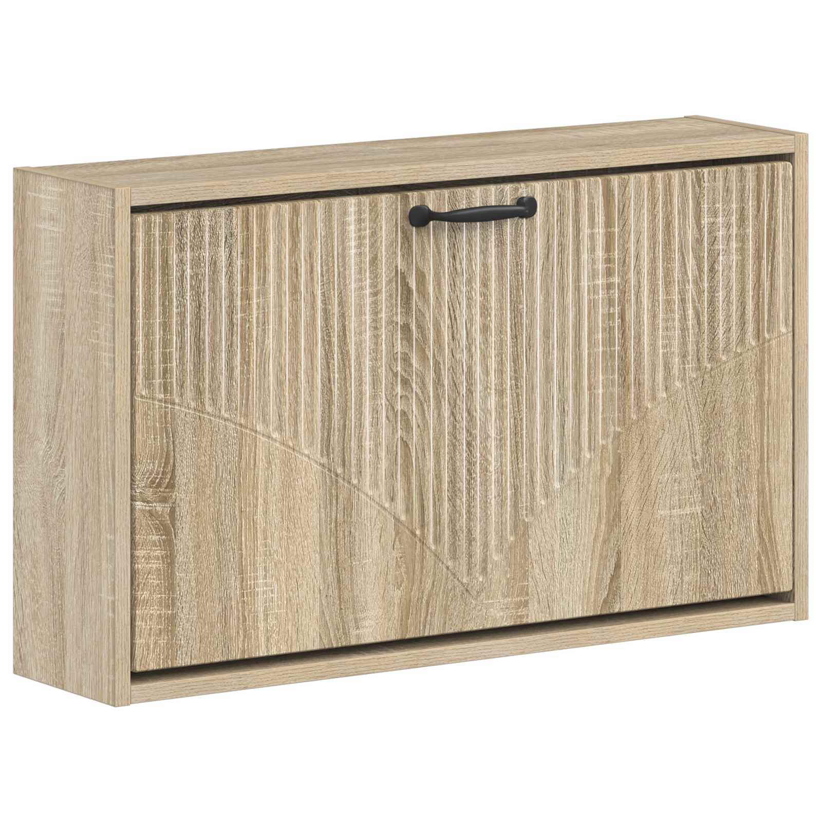 Wandgemonteerde Schoenkast HOORN 71 x 17 x 43 cm Bewerkt hout