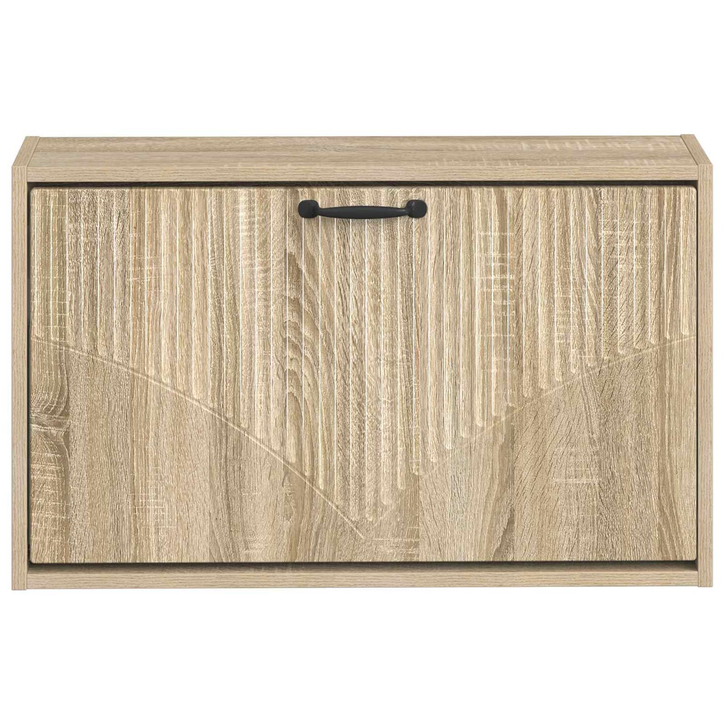 Wandgemonteerde Schoenkast HOORN 71 x 17 x 43 cm Bewerkt hout