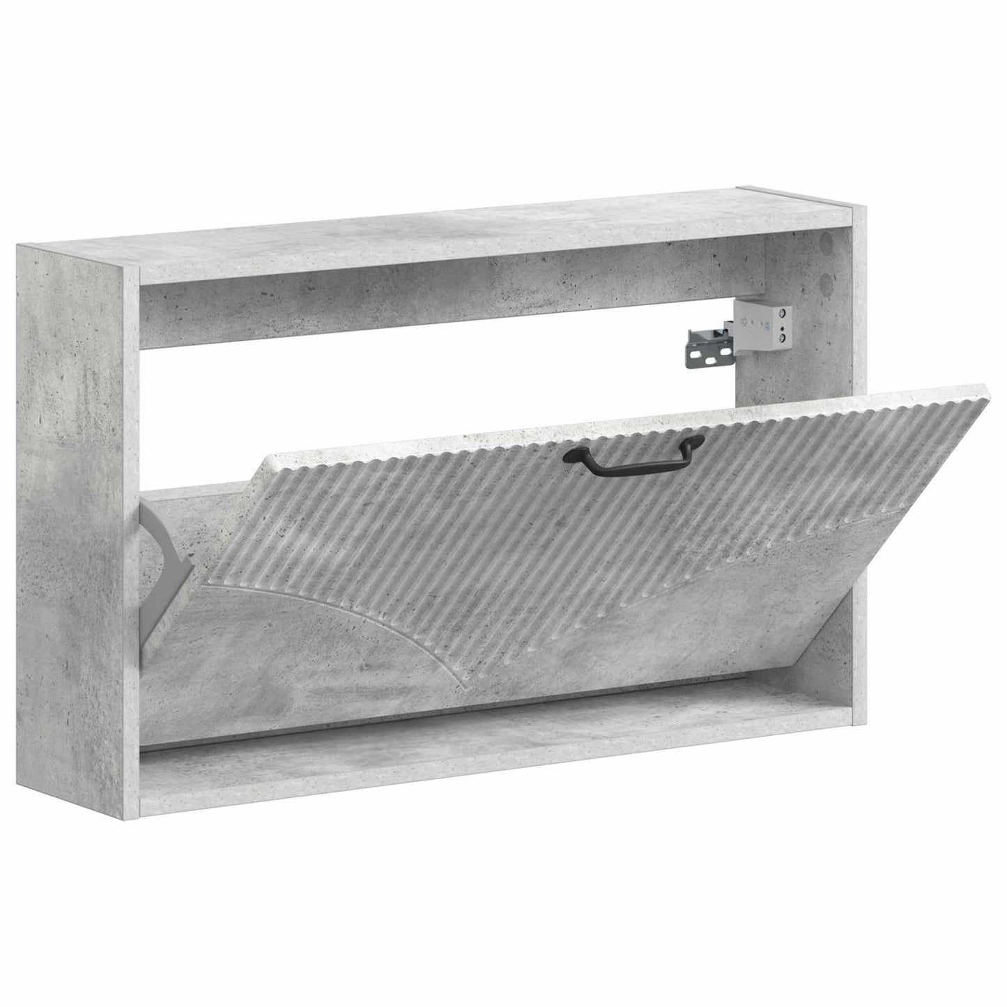Wandgemonteerde Schoenkast HOORN 71 x 17 x 43 cm Bewerkt hout