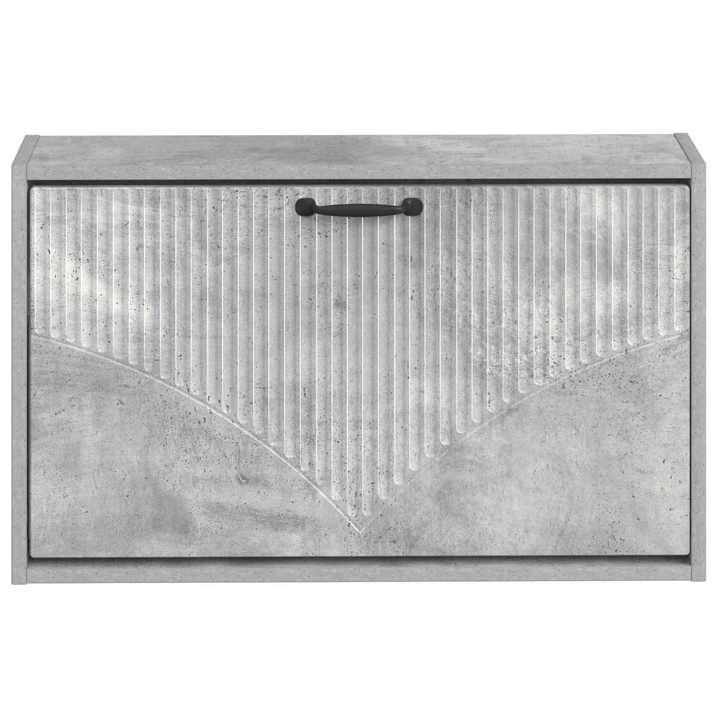 Wandgemonteerde Schoenkast HOORN 71 x 17 x 43 cm Bewerkt hout