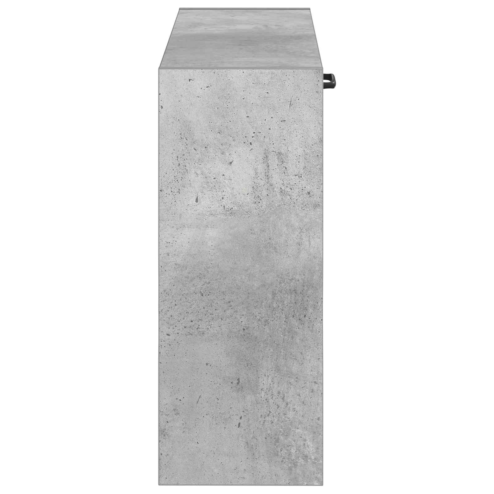 Wandgemonteerde Schoenkast HOORN 71 x 17 x 43 cm Bewerkt hout