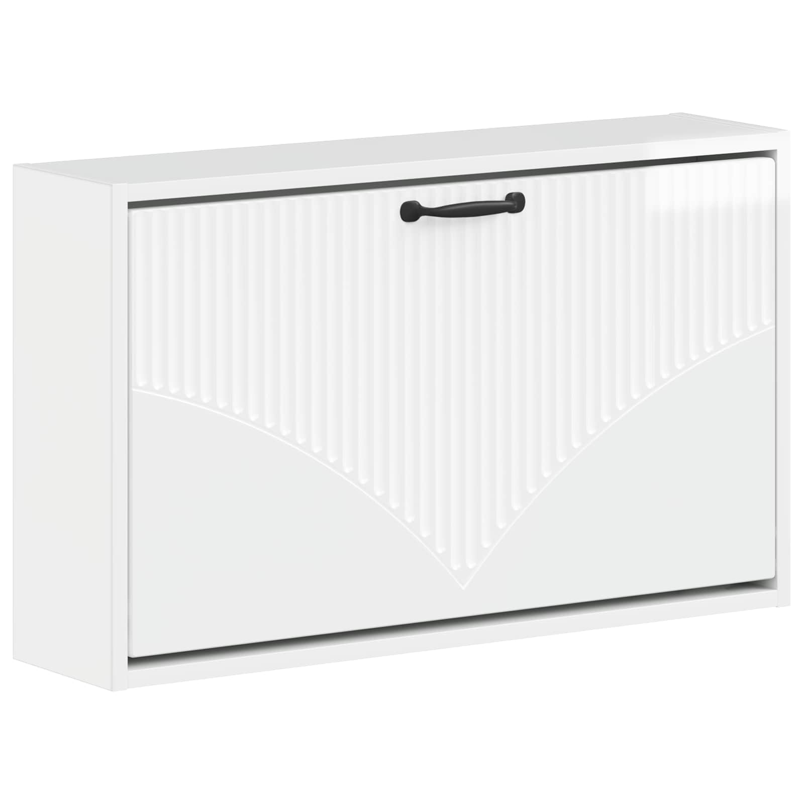 Wandgemonteerde Schoenkast HOORN 71 x 17 x 43 cm Bewerkt hout