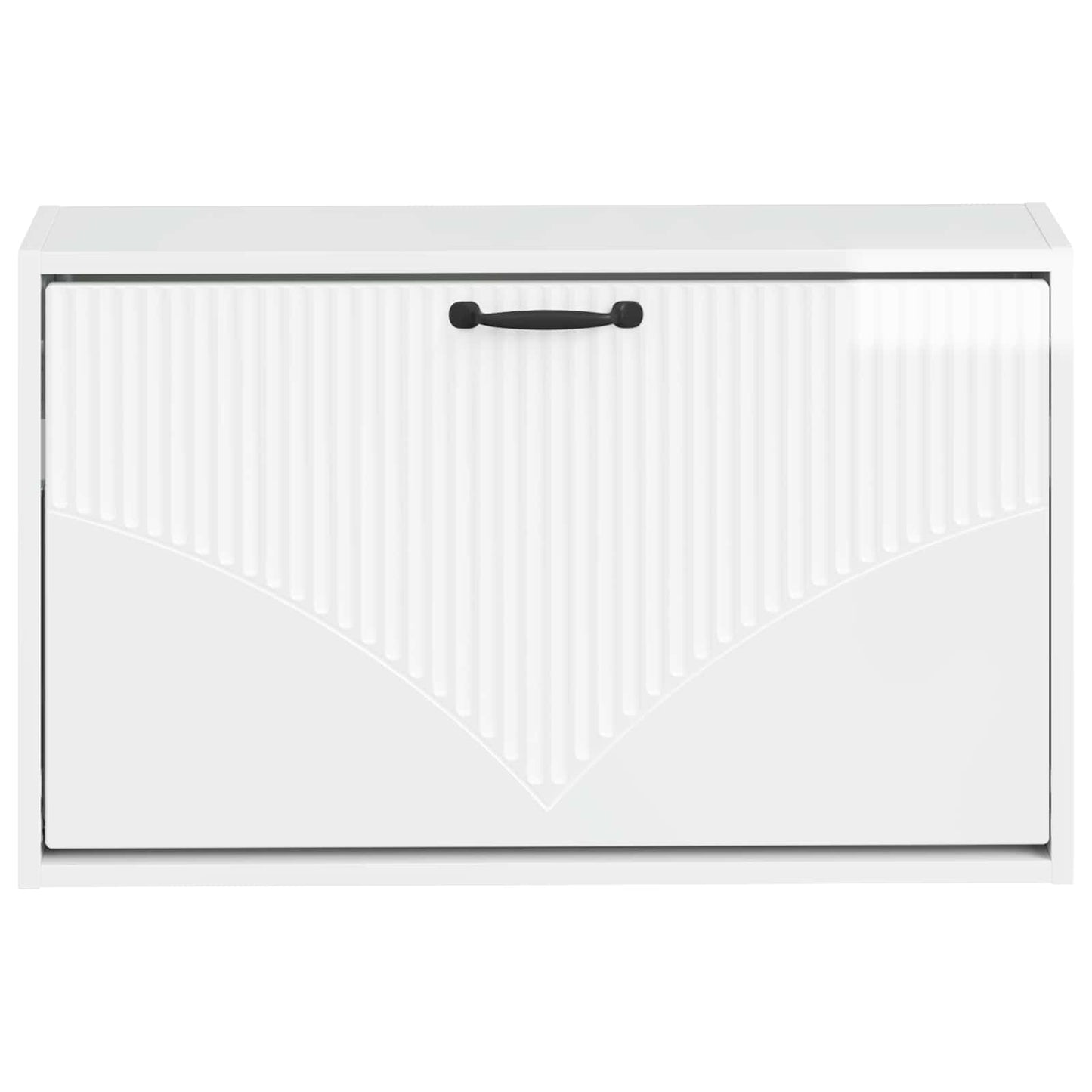 Wandgemonteerde Schoenkast HOORN 71 x 17 x 43 cm Bewerkt hout