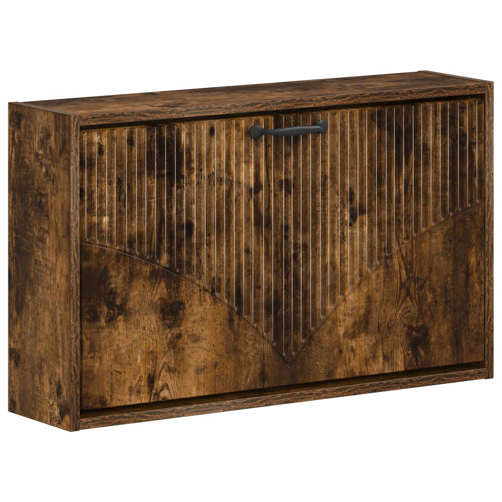 Wandgemonteerde Schoenkast HOORN 71 x 17 x 43 cm Bewerkt hout