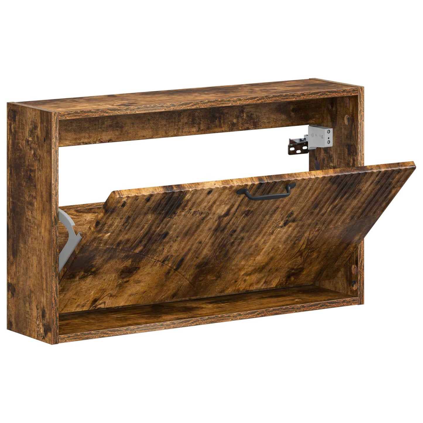 Wandgemonteerde Schoenkast HOORN 71 x 17 x 43 cm Bewerkt hout