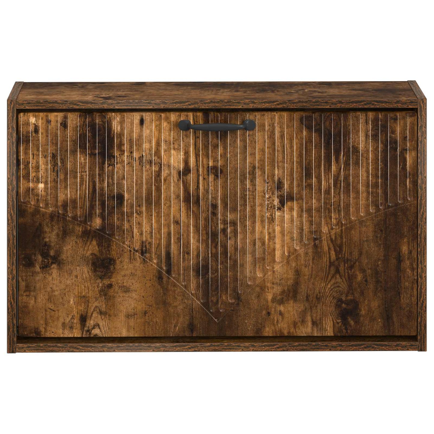 Wandgemonteerde Schoenkast HOORN 71 x 17 x 43 cm Bewerkt hout