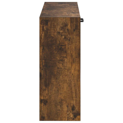Wandgemonteerde Schoenkast HOORN 71 x 17 x 43 cm Bewerkt hout