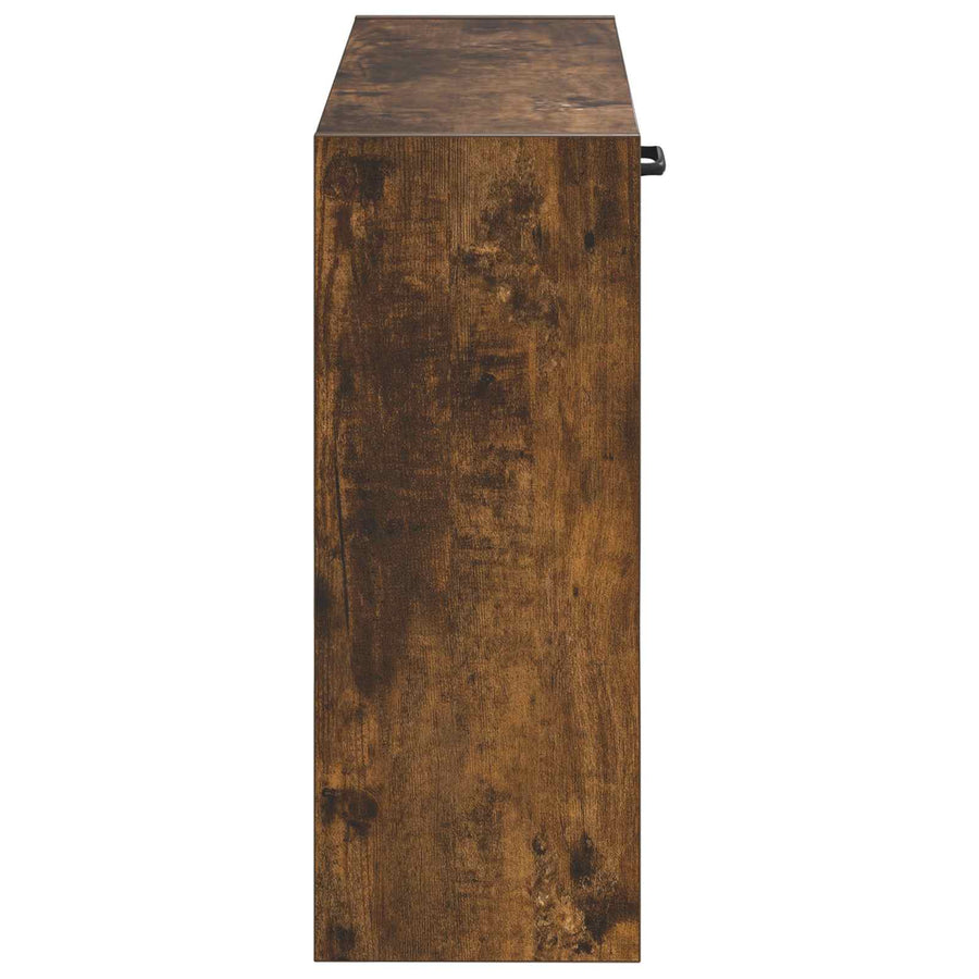 Wandgemonteerde Schoenkast HOORN 71 x 17 x 43 cm Bewerkt hout