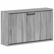 Wandgemonteerde schoenkast grijs sonoma 71x17x43 cm
