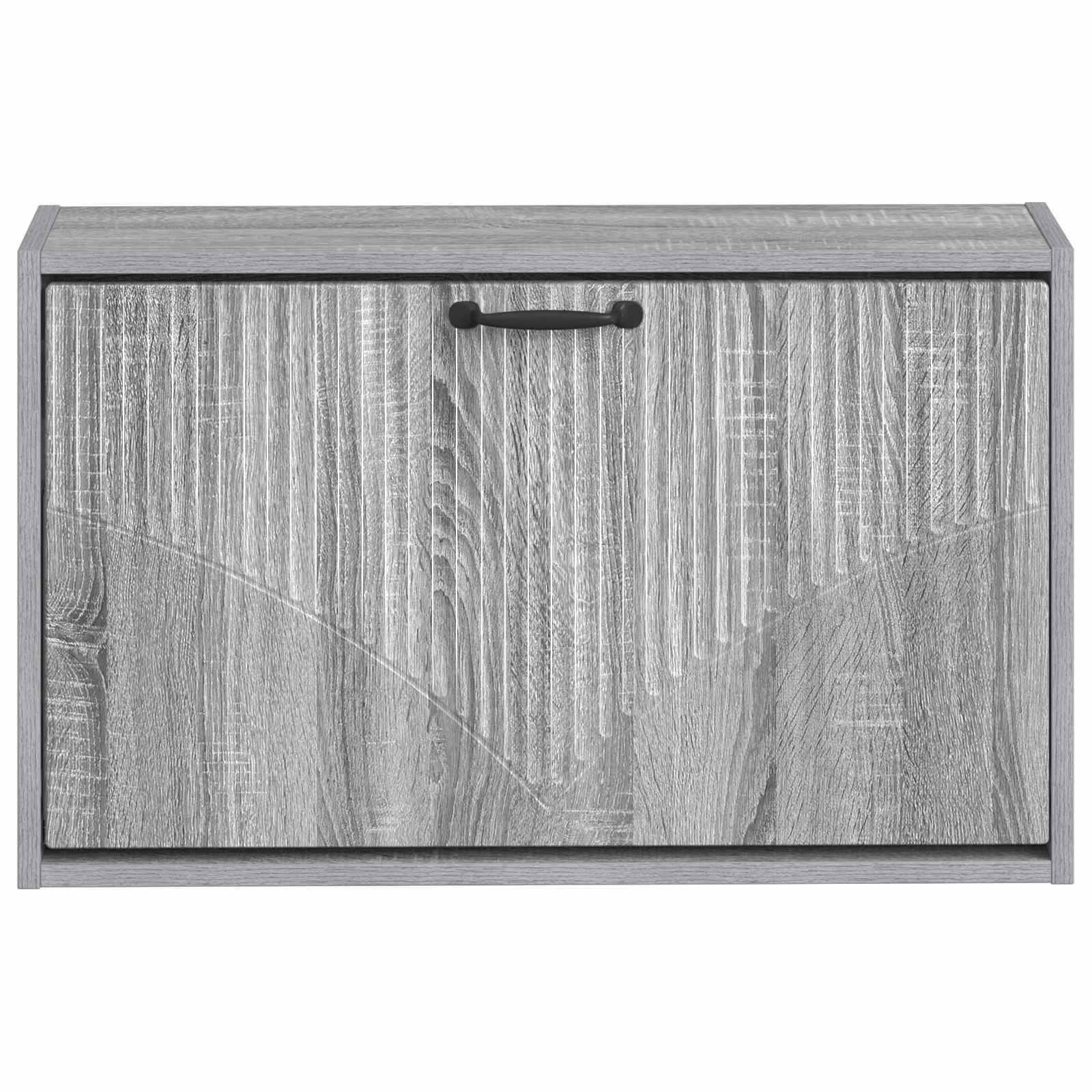 Wandgemonteerde Schoenkast HOORN 71 x 17 x 43 cm Bewerkt hout