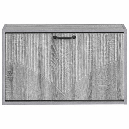 Wandgemonteerde Schoenkast HOORN 71 x 17 x 43 cm Bewerkt hout