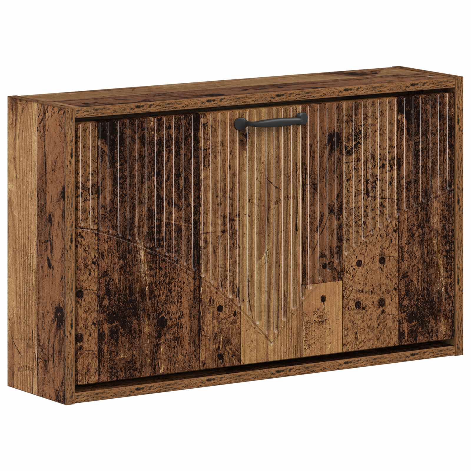 Wandgemonteerde Schoenkast HOORN 71 x 17 x 43 cm Bewerkt hout