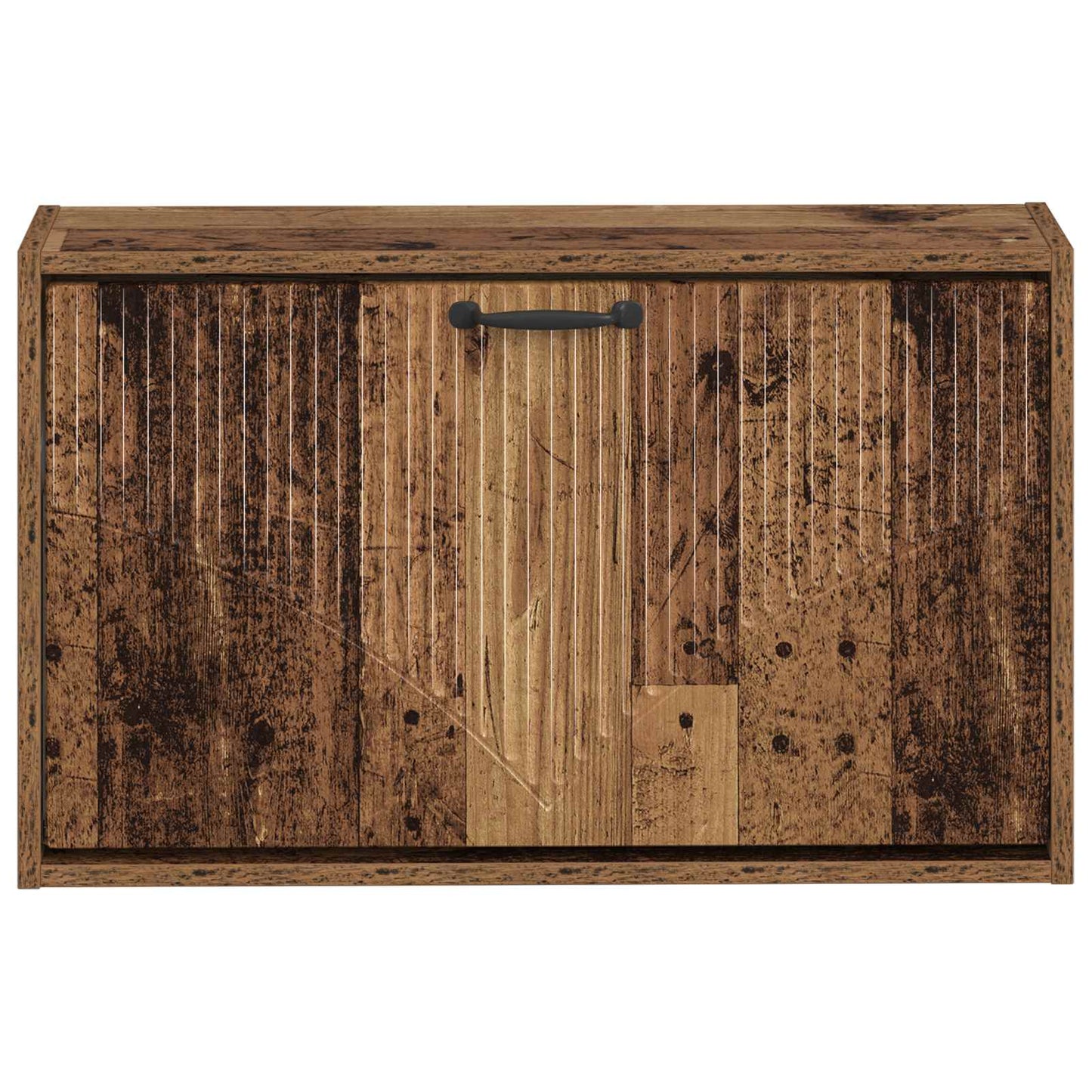 Wandgemonteerde Schoenkast HOORN 71 x 17 x 43 cm Bewerkt hout