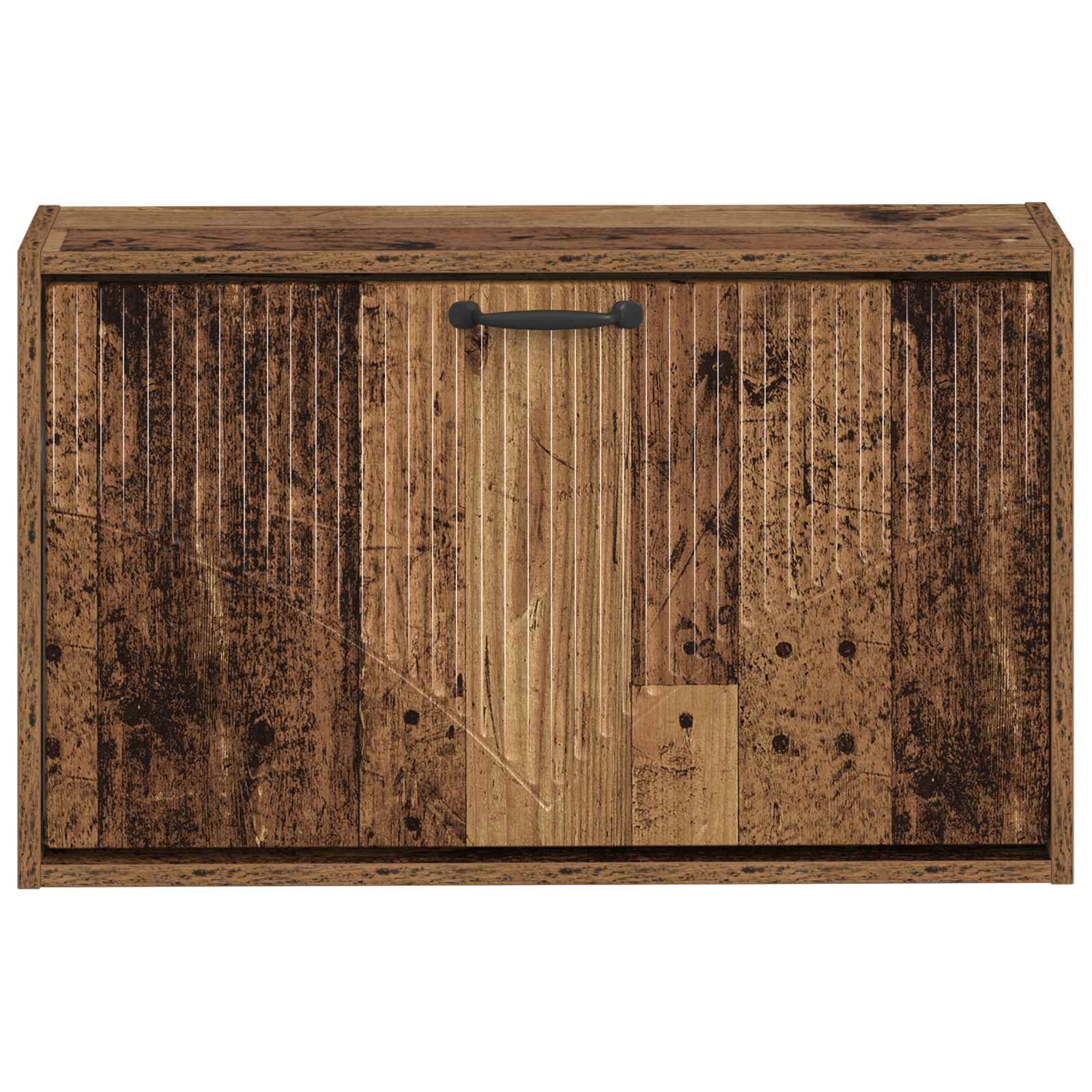 Wandgemonteerde Schoenkast HOORN 71 x 17 x 43 cm Bewerkt hout