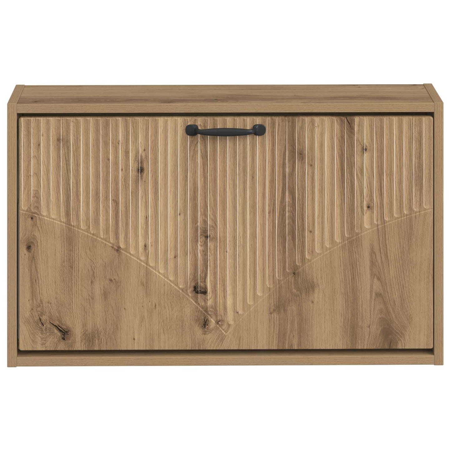 Wandgemonteerde Schoenkast HOORN 71 x 17 x 43 cm Bewerkt hout