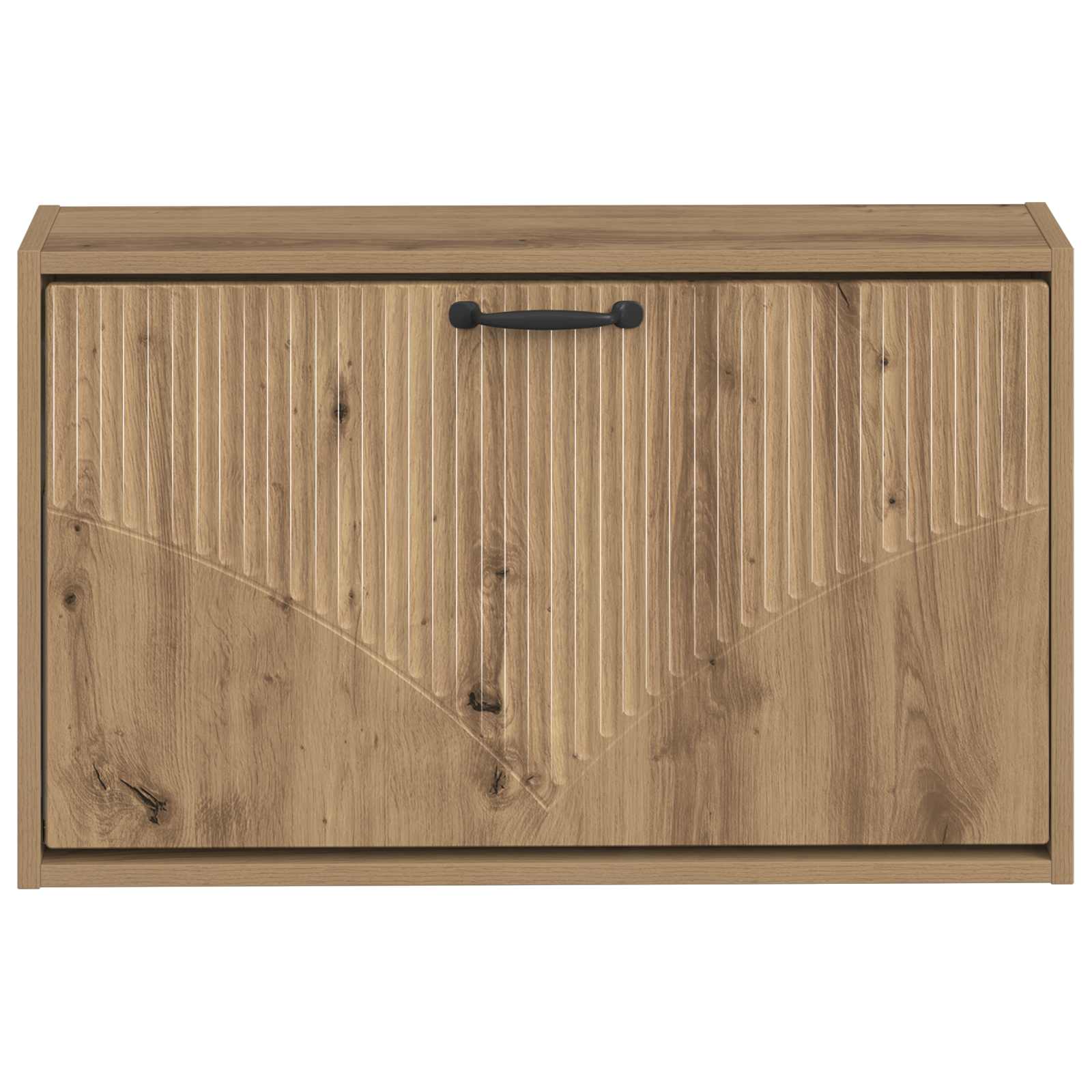 Wandgemonteerde Schoenkast HOORN 71 x 17 x 43 cm Bewerkt hout