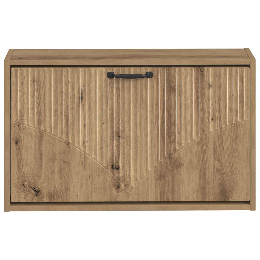 Wandgemonteerde Schoenkast HOORN 71 x 17 x 43 cm Bewerkt hout