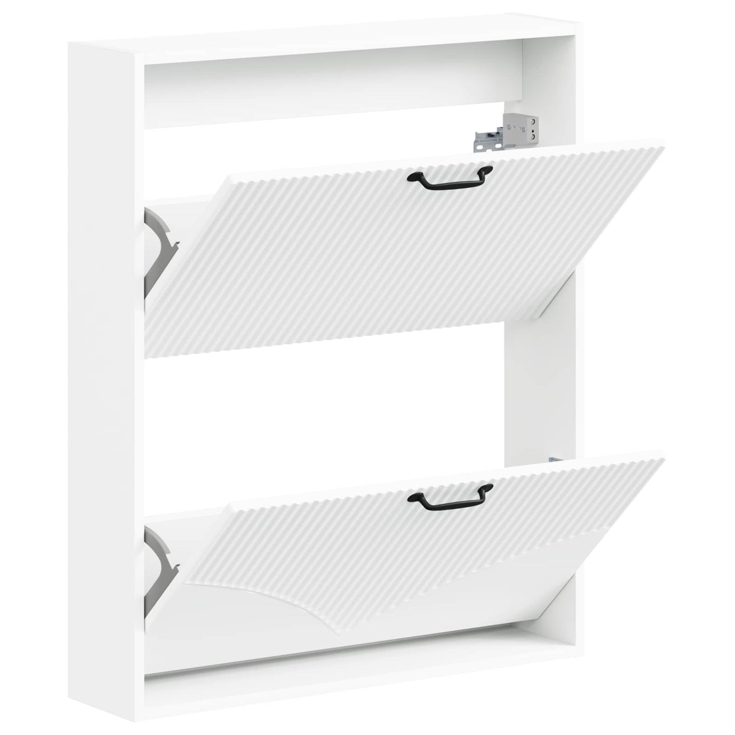 Wandgemonteerde Schoenkast HOORN 71 x 17 x 86 cm Bewerkt hout