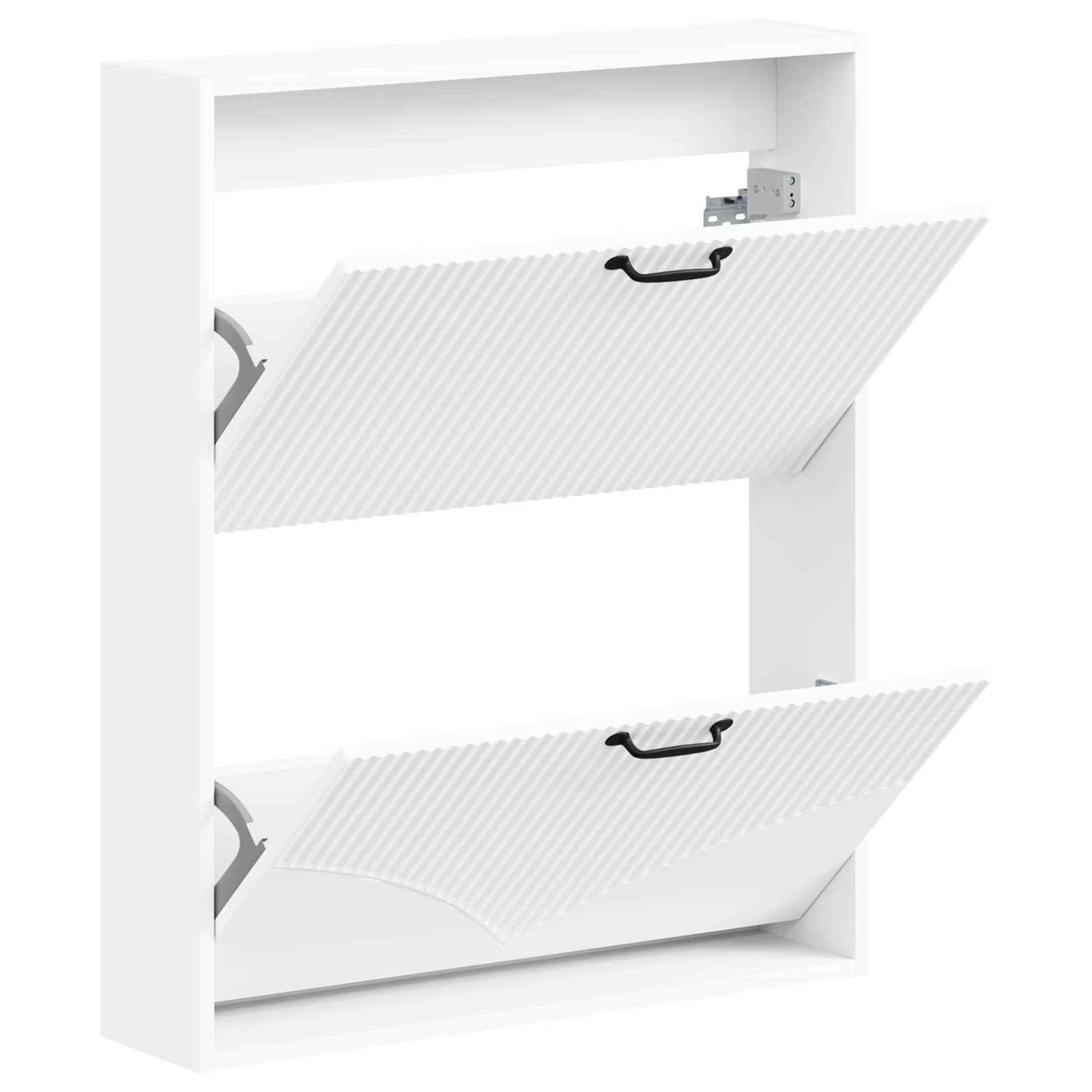 Wandgemonteerde Schoenkast HOORN 71 x 17 x 86 cm Bewerkt hout