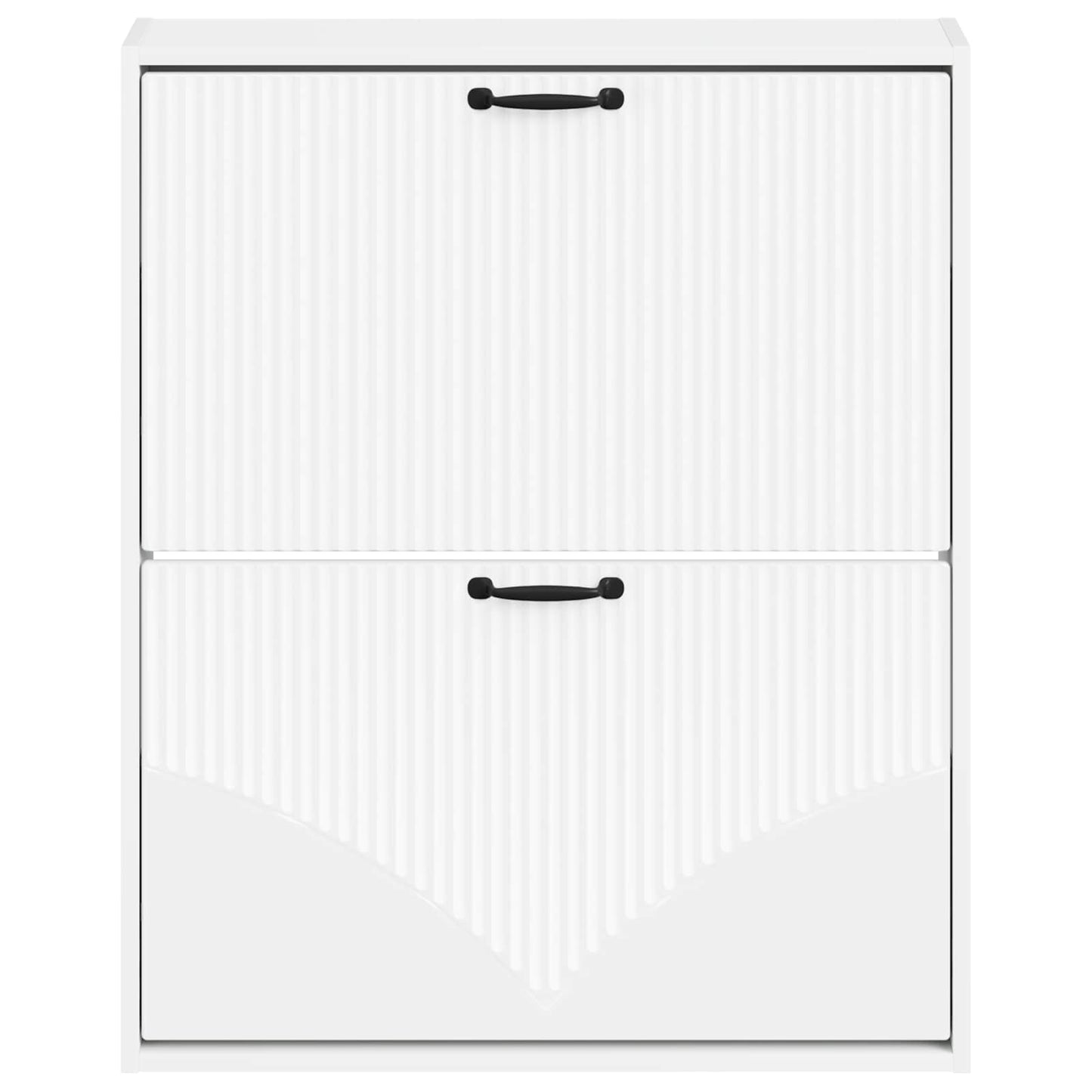 Wandgemonteerde Schoenkast HOORN 71 x 17 x 86 cm Bewerkt hout