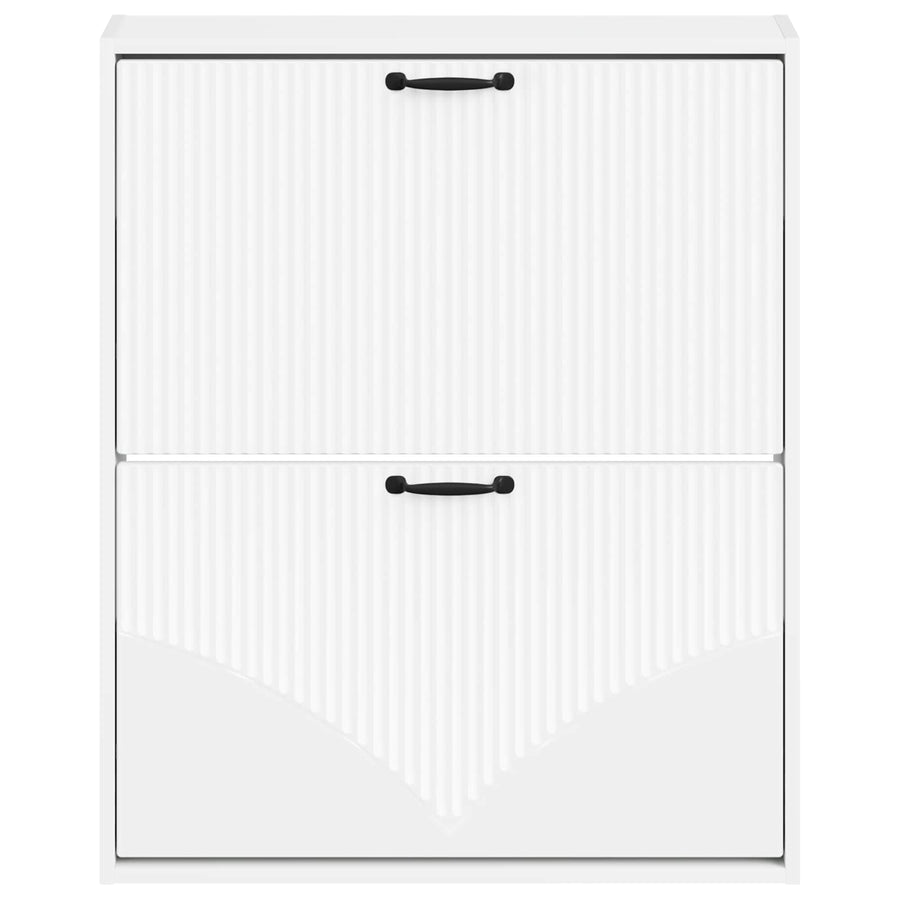 Wandgemonteerde Schoenkast HOORN 71 x 17 x 86 cm Bewerkt hout
