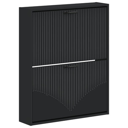 Wandgemonteerde Schoenkast HOORN 71 x 17 x 86 cm Bewerkt hout