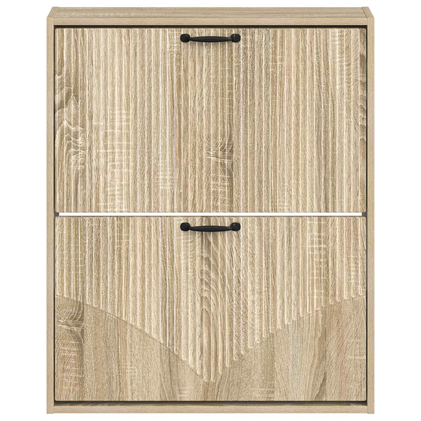 Wandgemonteerde Schoenkast HOORN 71 x 17 x 86 cm Bewerkt hout