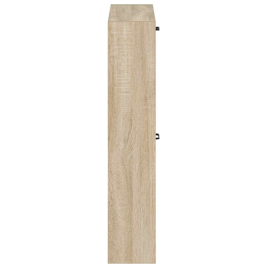 Wandgemonteerde Schoenkast HOORN 71 x 17 x 86 cm Bewerkt hout