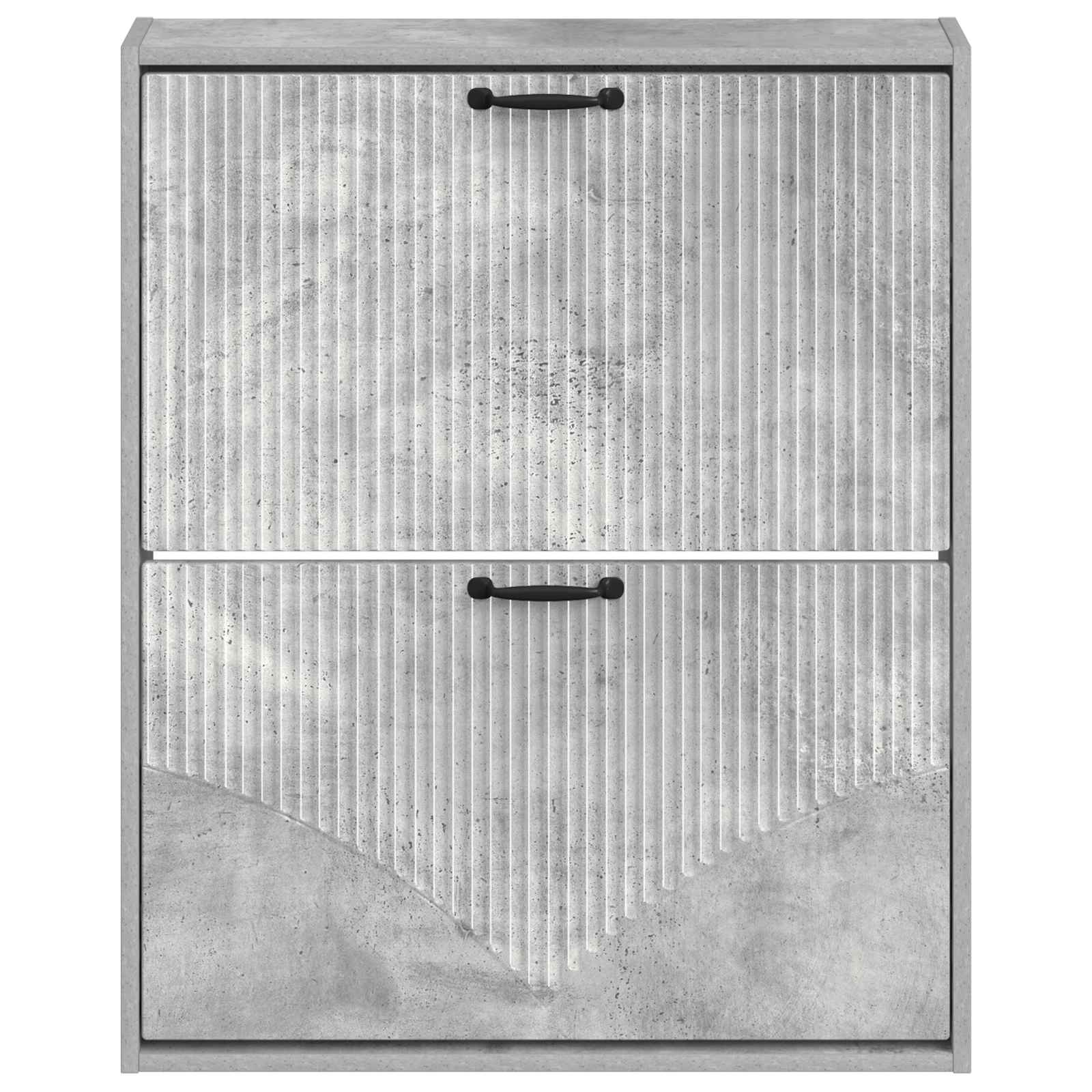 Wandgemonteerde Schoenkast HOORN 71 x 17 x 86 cm Bewerkt hout