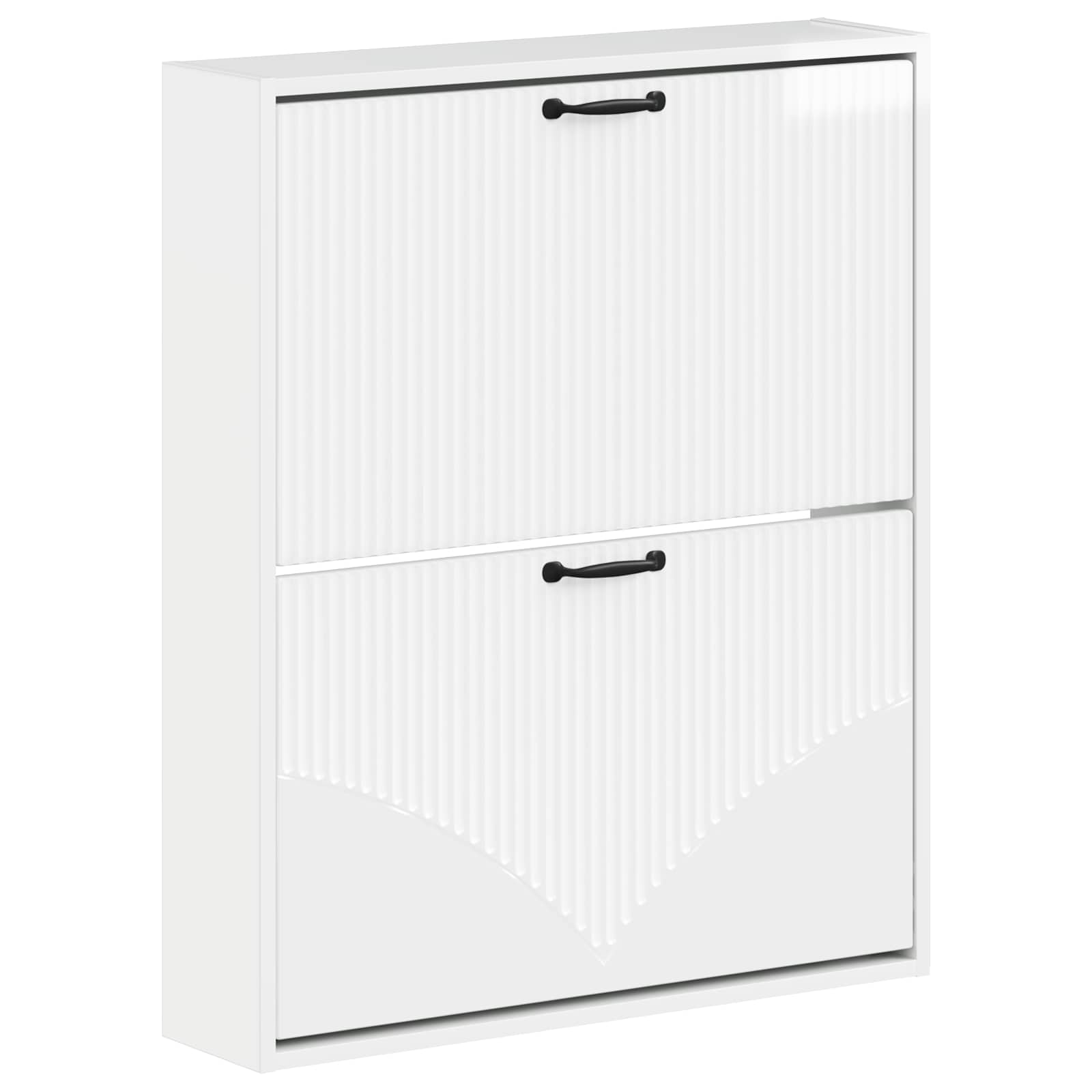 Wandgemonteerde Schoenkast HOORN 71 x 17 x 86 cm Bewerkt hout