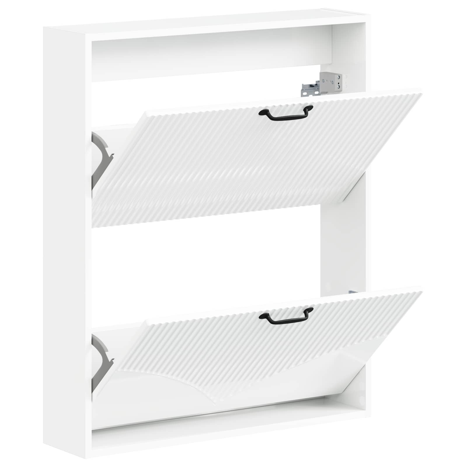 Wandgemonteerde Schoenkast HOORN 71 x 17 x 86 cm Bewerkt hout