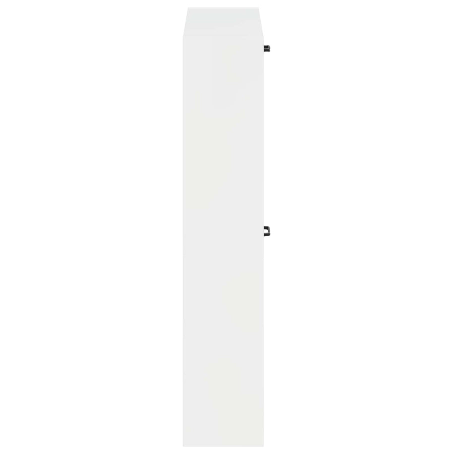 Wandgemonteerde Schoenkast HOORN 71 x 17 x 86 cm Bewerkt hout