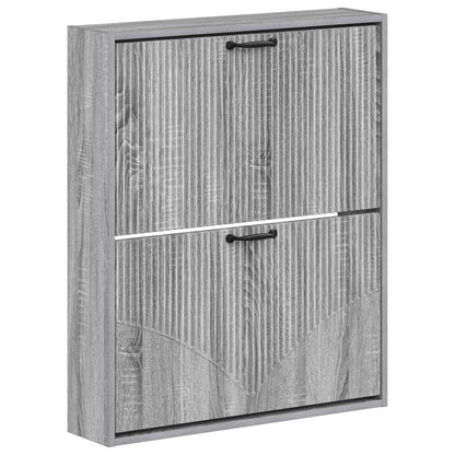 Wandgemonteerde Schoenkast HOORN 71 x 17 x 86 cm Bewerkt hout