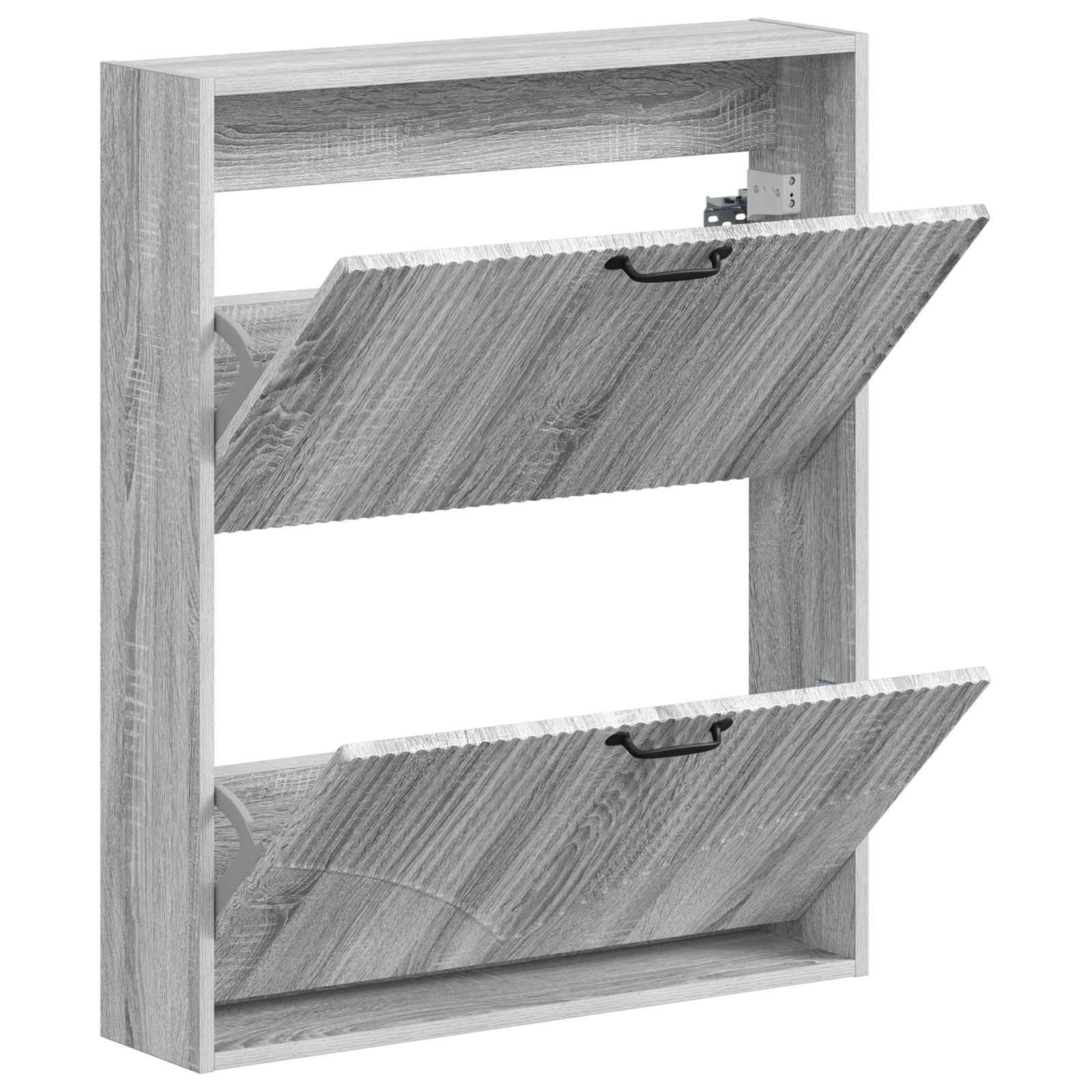 Wandgemonteerde Schoenkast HOORN 71 x 17 x 86 cm Bewerkt hout