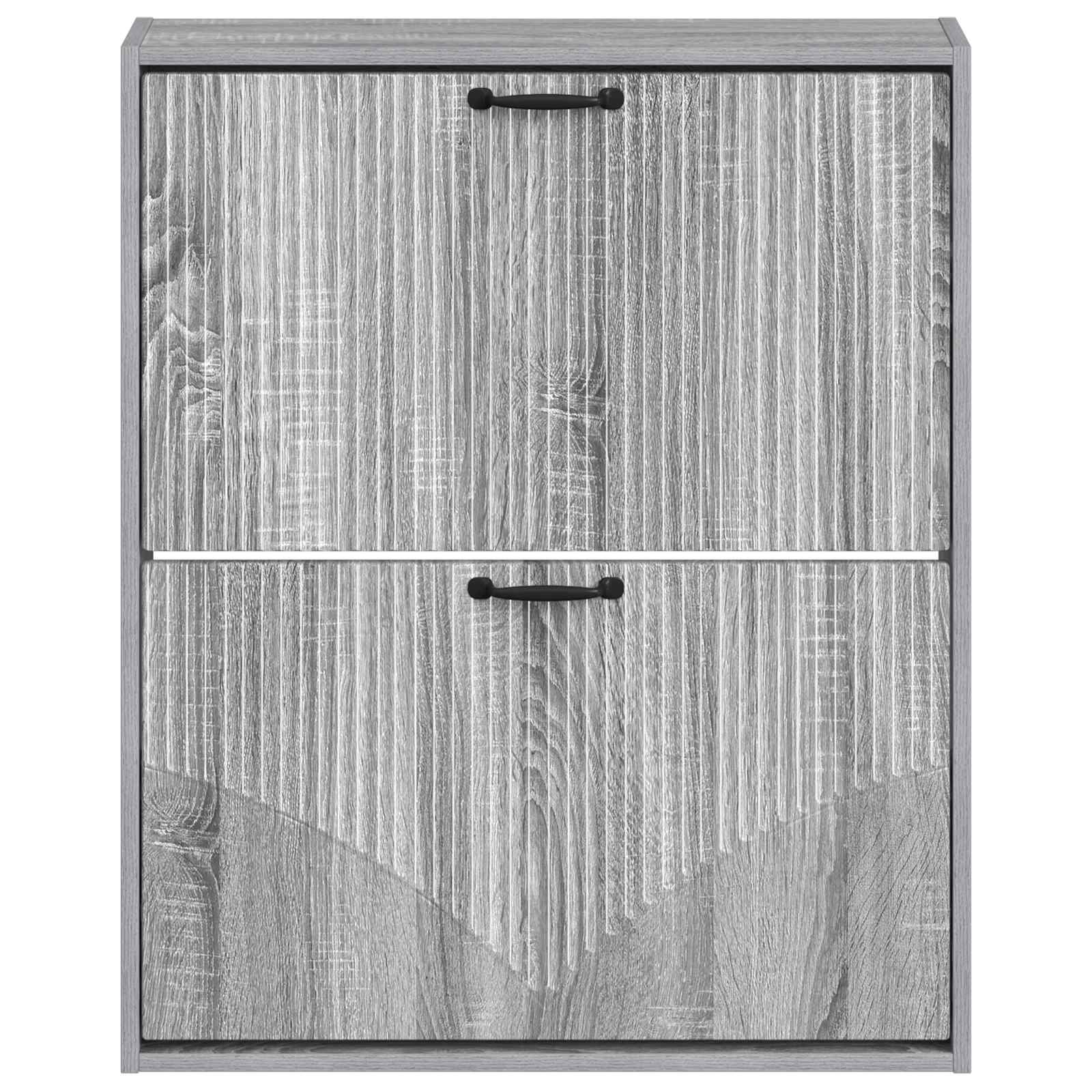 Wandgemonteerde Schoenkast HOORN 71 x 17 x 86 cm Bewerkt hout