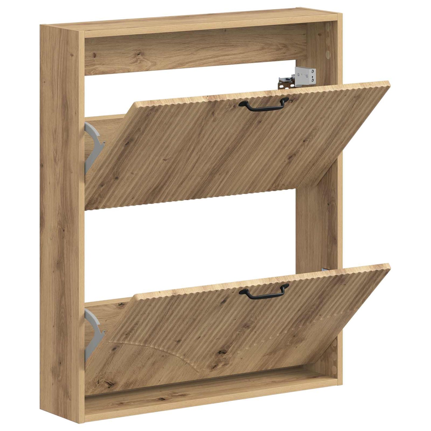 Wandgemonteerde Schoenkast HOORN 71 x 17 x 86 cm Bewerkt hout