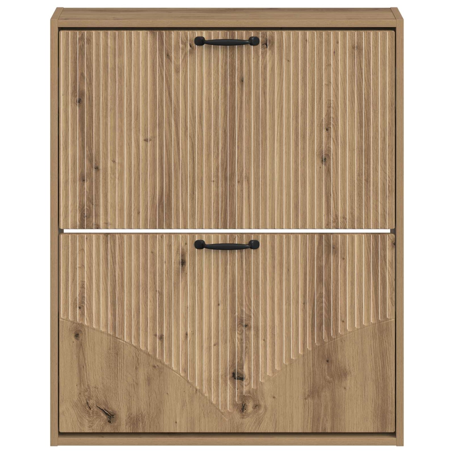 Wandgemonteerde Schoenkast HOORN 71 x 17 x 86 cm Bewerkt hout
