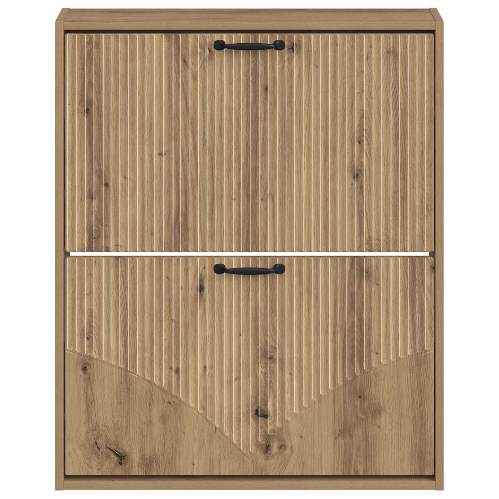 Wandgemonteerde Schoenkast HOORN 71 x 17 x 86 cm Bewerkt hout