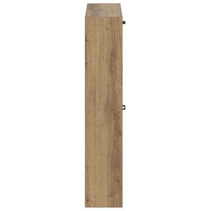 Wandgemonteerde Schoenkast HOORN 71 x 17 x 86 cm Bewerkt hout