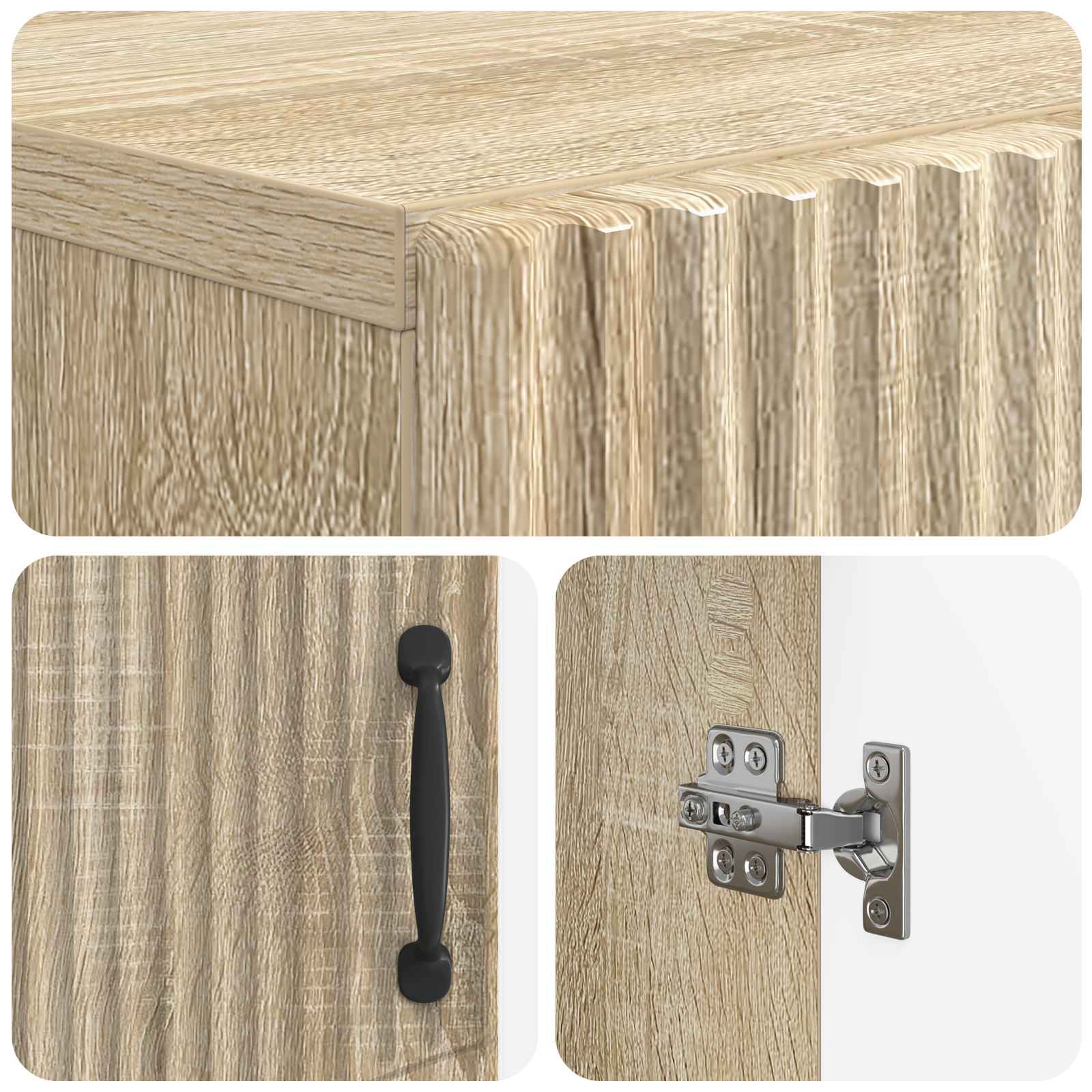Schoenenkast HOORN 59,5 x 39,5 x 87 cm Bewerkt hout