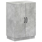 Schoenenkast HOORN 59,5 x 39,5 x 87 cm Bewerkt hout Betongrijs