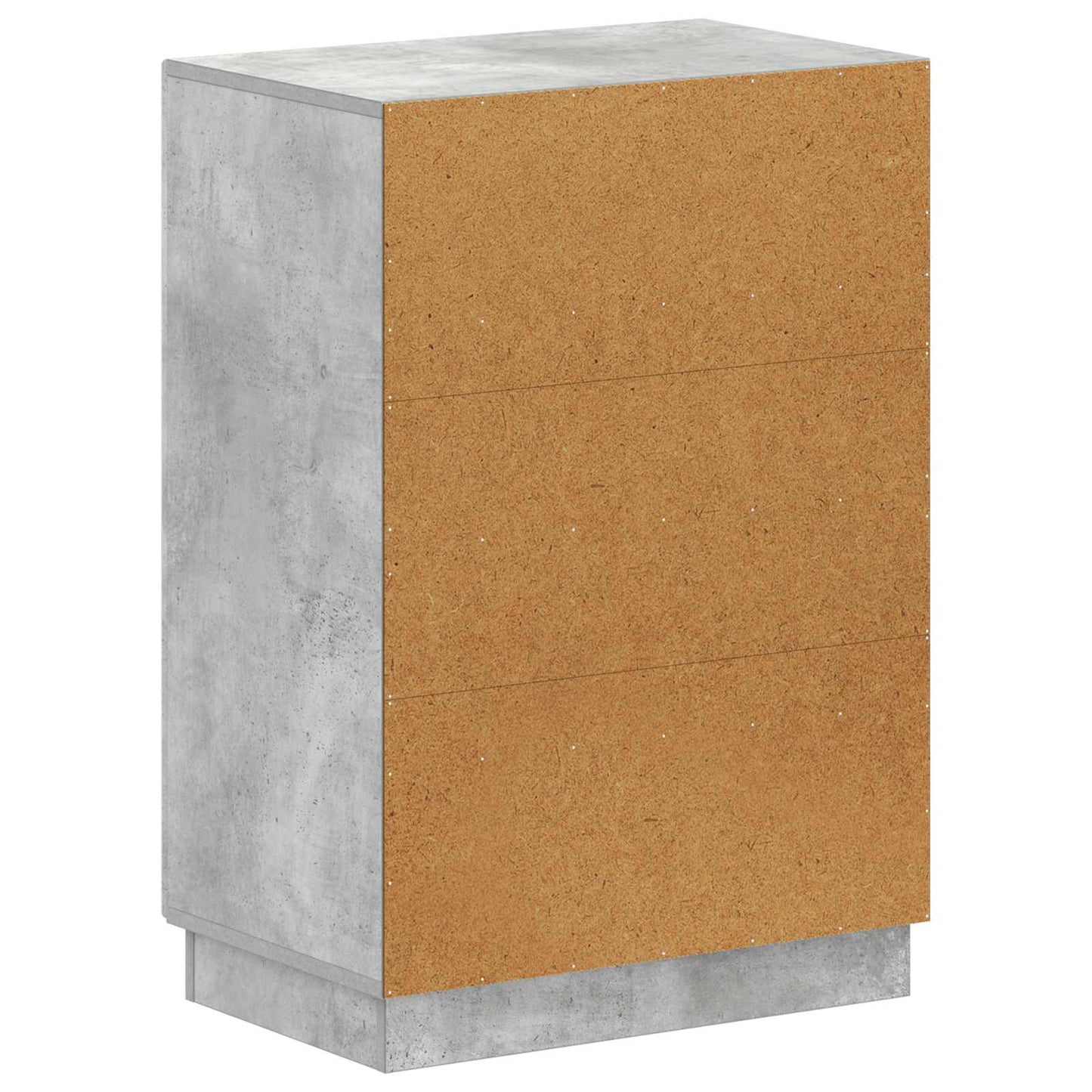 Schoenenkast HOORN 59,5 x 39,5 x 87 cm Bewerkt hout Betongrijs