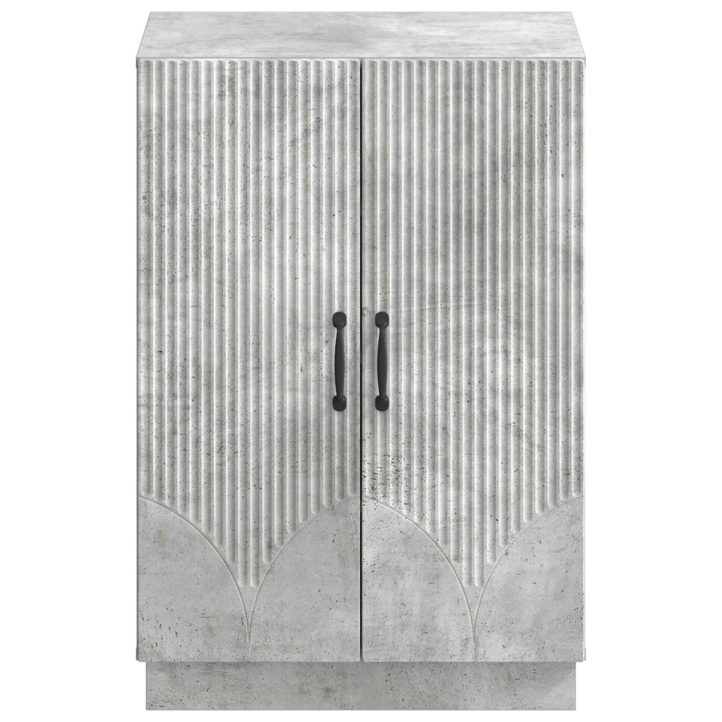 Schoenenkast HOORN 59,5 x 39,5 x 87 cm Bewerkt hout Betongrijs