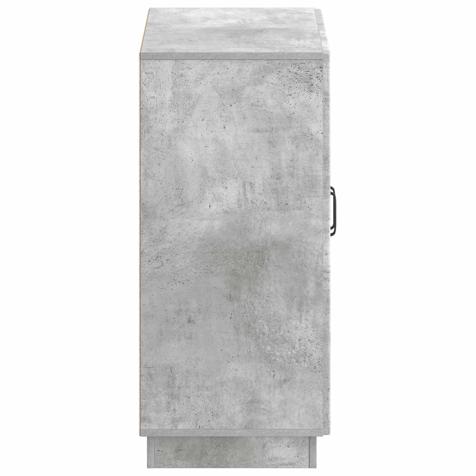 Schoenenkast HOORN 59,5 x 39,5 x 87 cm Bewerkt hout Betongrijs